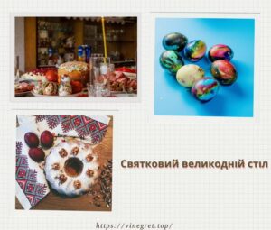 Святковий великодній стіл