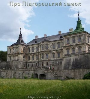Про Підгорецький замок