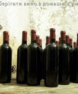Як зберігати вино в домашніх умовах