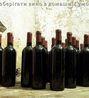 Як зберігати вино в домашніх умовах