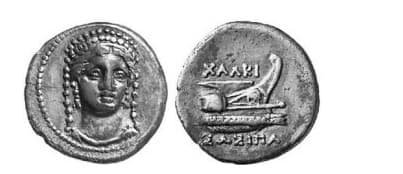 Тетрадрахма з грецького острова Самос