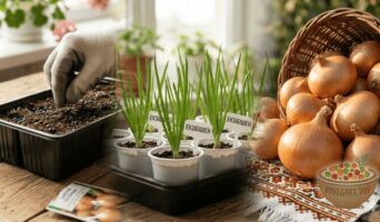 Цибуля Ексібішен: покрокова інструкція вирощування гігантського врожаю через розсаду